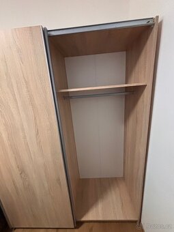 ŠATNÍ SKŘÍŇ SENOMY – POSUVNÉ DVEŘE + ZRCADLO - 7
