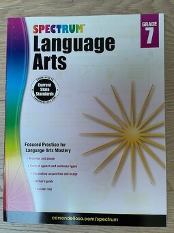 Cvičebnice matematiky a jazyka v angličtině - 7