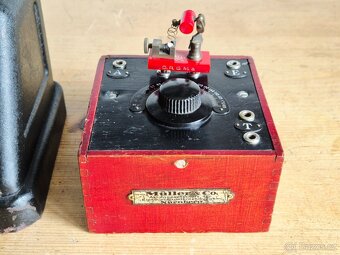 Starožitná rádio krystalka, 2 ks, CENA ZA OBA KUSY - 7