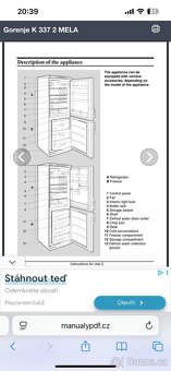Kombinovaná lednice gorenje - 7