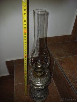 Starozitna petrolejova lampa - 7