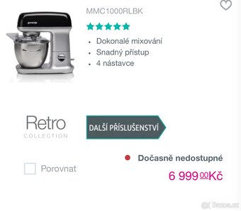 Kuchyňský robot Gorenje - 7