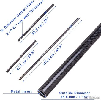 CKG Titanium Sand Scoop + Carbon Shaft - 7