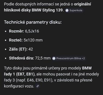Alu Bmw r16 + pneu - 7