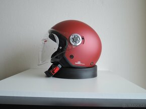Helma na moto G20 - červená matná - 7