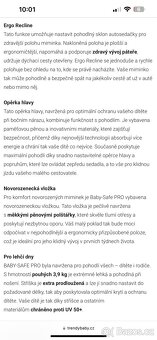 Nepoužitá polohovcí autosedačka Britax - 7