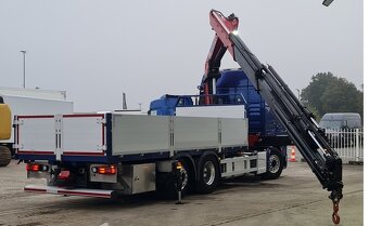 MAN TGX 26.510 - 6x2 – Valník + HR-HMF 3220K-RCS – EURO 6 - 7