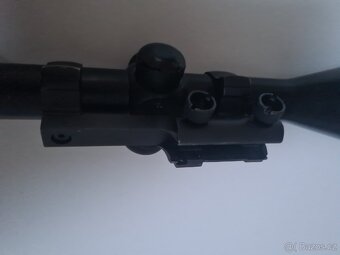 Puskohled Artemis 2100, 7x50 s cervenym bodem, a montazi - 7