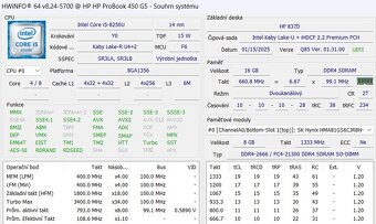 HP ProBook 450 G5, I5 8250U ,16 GB RAM, 256 GB SSD,W11 - 7