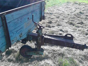Jednoosý přívěs, rozmetadlo hnoje bez rozmetani - 7