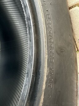 Sada kol Toyota r18 5x150 zimní BRIDGESTONE jako NOVÝ - 7