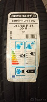 Semperit 215/65 R17 99H 8,5mm NOVÉ letní - 7