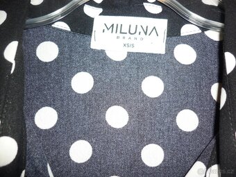 Puntíkované košilové šaty Miluna - 7