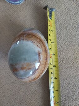 Skleněná dekorativní vajíčka + těžítka – ruční výroba - 7