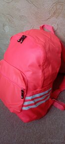 Nový neon růžový batoh zn."ADIDAS" - 7