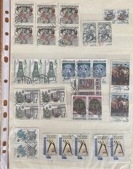 československé známky - 10 listů - 7