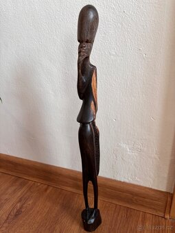 Dřevěná postava Afrika - 7