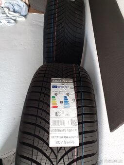 4x nové 235 55 R18 Good Year SUV Vector Gen.3 M+S Seal Tech - 7