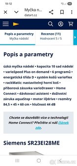 Myčka nádobí Siemens IQ300 - 7