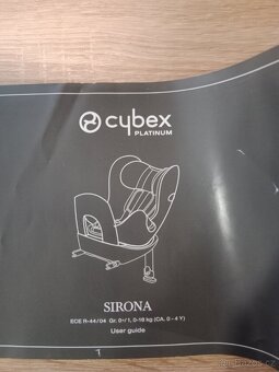 Autosedačka Cybex Sirona Platinum 0-18kg - 7