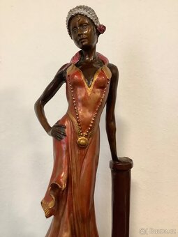 Starožitná bronzová socha Francie - 7