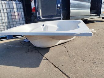 Plastová rohová vana nová - 7