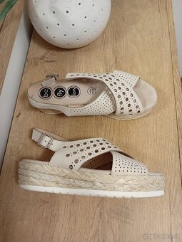 Be Fly Flow dámské sandály vel. 38 kožené - 7