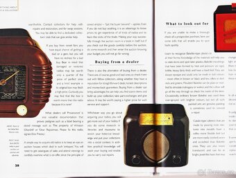 Kniha Bakelite Radios (Bakelitová rádia), encyklopedie - 7