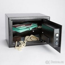 Nový trezor na 2 zbraně s el. zámkem ( 10 KG/ VĚTŠÍ VERZE ). - 7