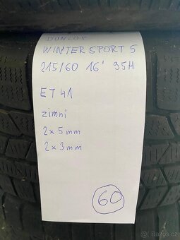 VW,škoda 215/60/16 95H plech č.60 - 7