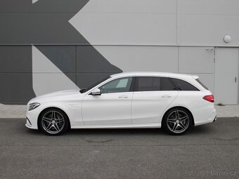 C63 AMG,W205,350kw,LED,NAPPA,ACC,HUD,360°Kamery,POLAR bílá - 7