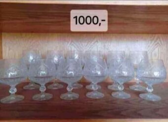 Sada různých skleniček - 7