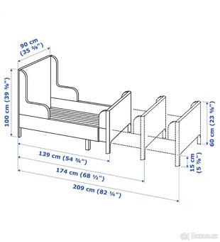 Dětská Postel IKEA BUSUNGE - 7
