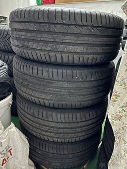 Originál Alu disky Audi + pneu letní zánovní - 7