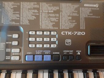 Prodám keyboard Casio  CTK-720 se stojanem - 7