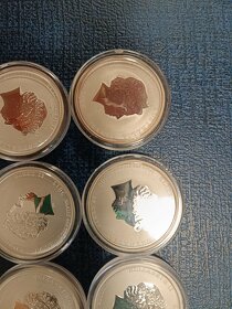 Kompletná sada Austrália LUNAR II (12x 0,5 oz Ag 999) - 7
