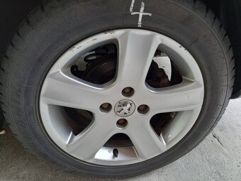 PEUGEOT 307KOVÉ DISKY 4KS S PNEU 205/55R16 91H ZIMNÍ VRANÍK - 7