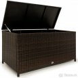 Úložný ratanový box, na polstry, nábytek, truhla, sedačka - 7