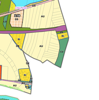 Prodej pozemků KÚ Mlékojedy u Neratovic p.č. 595/21 a 596/5 - 7