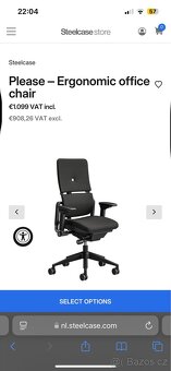 Kancelářská židle Steelcase Please - top stav, více kd - 7