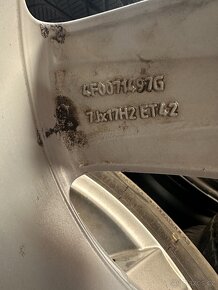 Sada alu kol Audi 7x17 et42 po RENOVACI - 7
