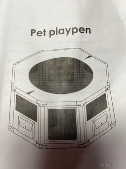 Zvířecí ohrádka pro pejsky nebo kočičky - 7