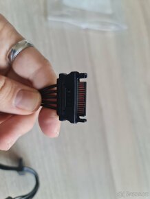 5x prodlužovací napájecí kabel pevného disku SATA nový - 7