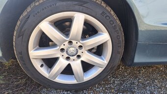 ALU KOLA R17 MERCEDES, LETNÍ PNEU TOP STAV - 7