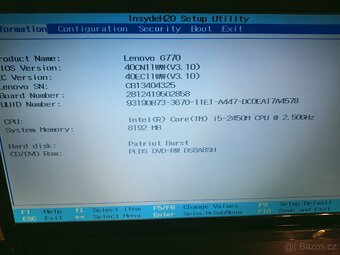 Lenovo G770 17.3" 2,5Ghz - 7
