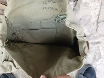 Malá polná vzor 60,brašna,vojenská,vojenský,sekera - 7
