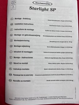 Autosedačka Storchenmühle Starlight SP - 7