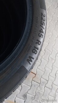 Prodám 4 x letní pneu Continental 225/45/18 - 7