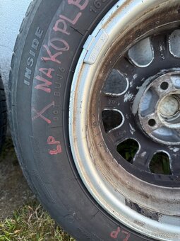 Alu disky 4x100 s gumou 165/70 r13 originál Felicia - 7