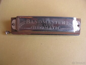 Prodám foukací harmoniku Bandmaster de luxe chromatic. - 7